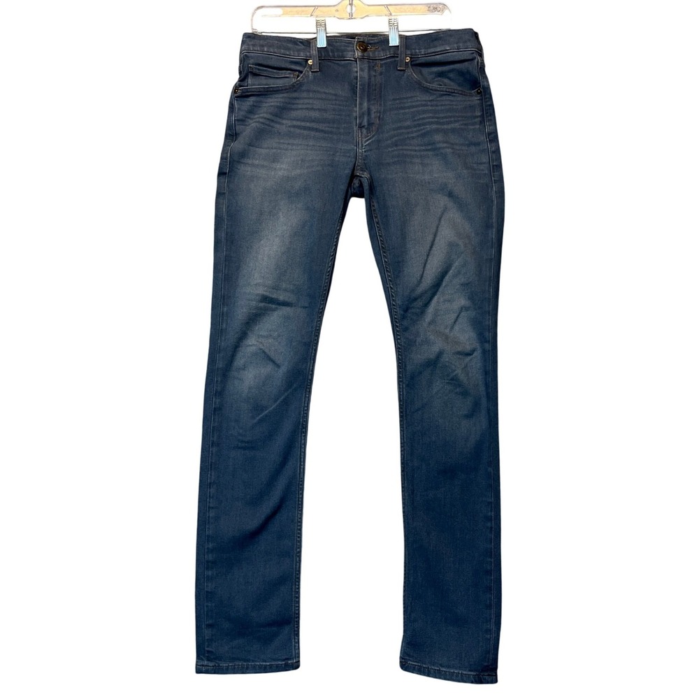 PAIGE Lennox Jeans Men 32x32 Dark Wash Slim Fit 5-Pocket Stretch Denim Twill EUC